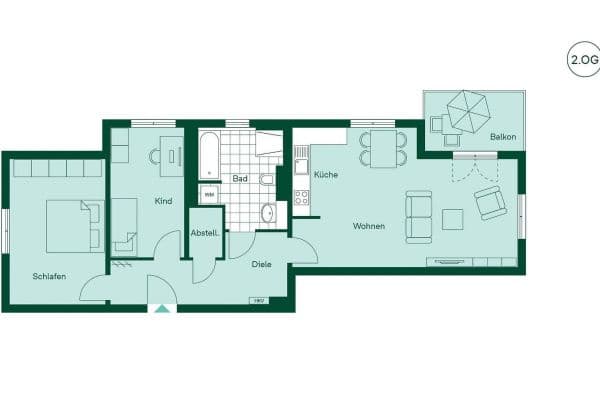 3 bedroom flat to rent, 87 m², Fischerstraße 28h, Zossen 3 bedroom flat to rent, 87 m², Fischerstraße 28h, Zossen