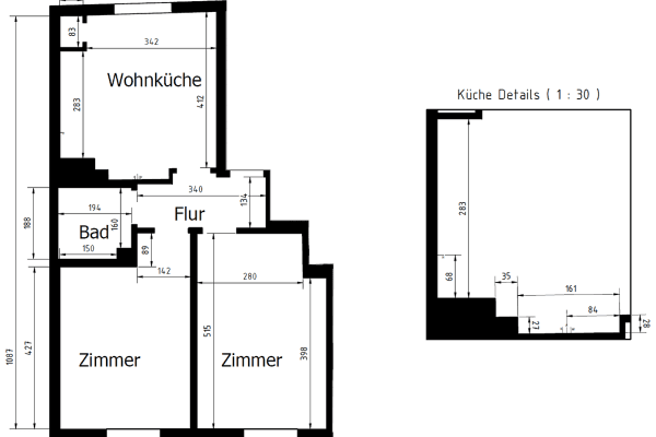 3 bedroom flat to rent, 60 m², Wenkerstr. 11, Dortmund 3 bedroom flat to rent, 60 m², Wenkerstr. 11, Dortmund