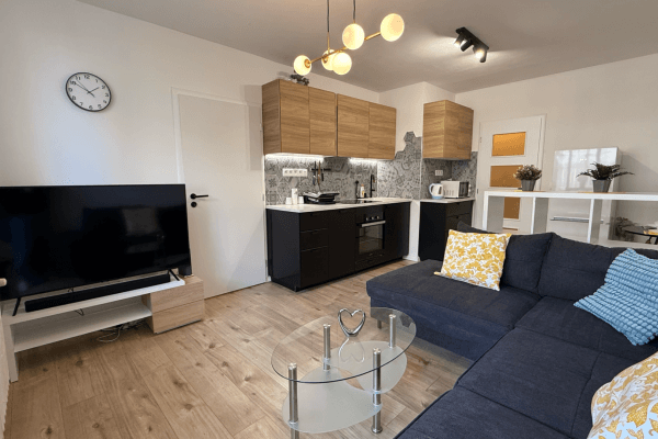 1 bedroom with open-plan kitchen flat for sale, 54 m², Podvinný mlýn, Praha 1 bedroom with open-plan kitchen flat for sale, 54 m², Podvinný mlýn, Praha
