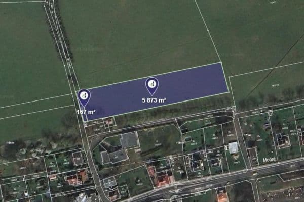 plot for sale, 6,040 m², Jílové plot for sale, 6,040 m², Jílové