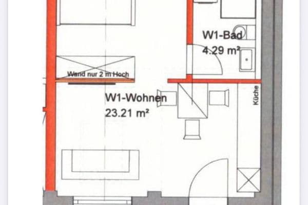 Studio flat to rent, 28 m², Ettlinger Str. 11, Karlsruhe, Baden-Württemberg Studio flat to rent, 28 m², Ettlinger Str. 11, Karlsruhe, Baden-Württemberg