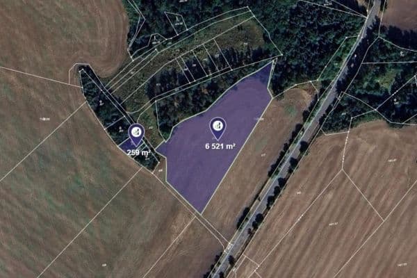 plot for sale, 6,780 m², Přelíc plot for sale, 6,780 m², Přelíc