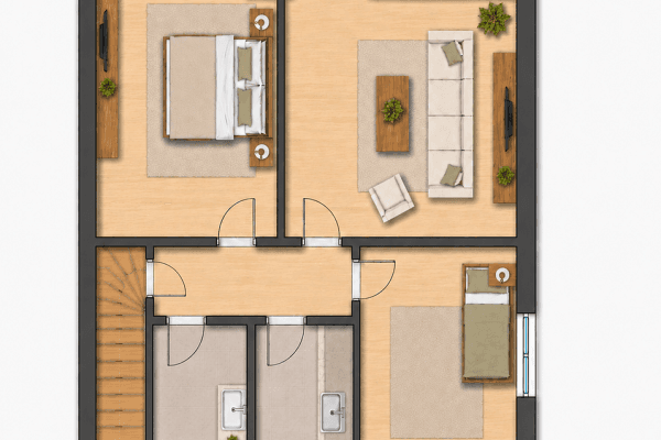 3 bedroom flat to rent, 63 m², Stuttgart, Baden-Württemberg 3 bedroom flat to rent, 63 m², Stuttgart, Baden-Württemberg