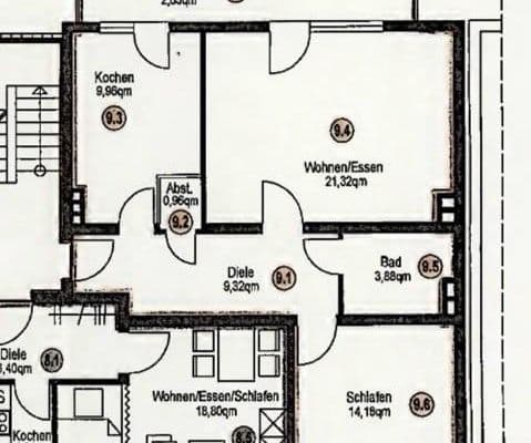 2 bedroom flat to rent, 63 m², Poststr. 7, Bottrop 2 bedroom flat to rent, 63 m², Poststr. 7, Bottrop