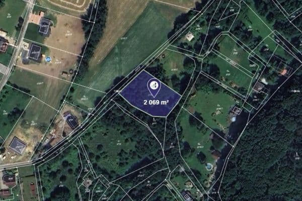 plot for sale, 2,069 m², Doubrava plot for sale, 2,069 m², Doubrava