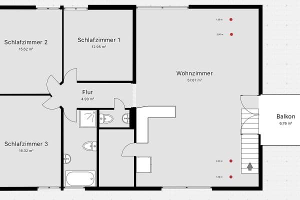 2 bedroom with open-plan kitchen flat to rent, 110 m², Mittelstr. 7, Bad Salzdetfurth/Lechstedt 2 bedroom with open-plan kitchen flat to rent, 110 m², Mittelstr. 7, Bad Salzdetfurth/Lechstedt