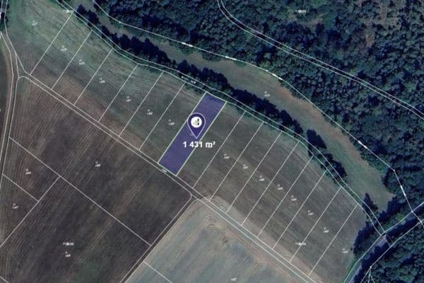 plot for sale, 1,431 m², Nebílovy plot for sale, 1,431 m², Nebílovy