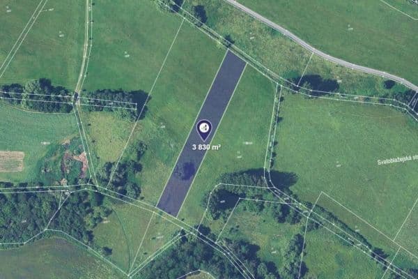 plot for sale, 3,830 m², Starý Plzenec plot for sale, 3,830 m², Starý Plzenec