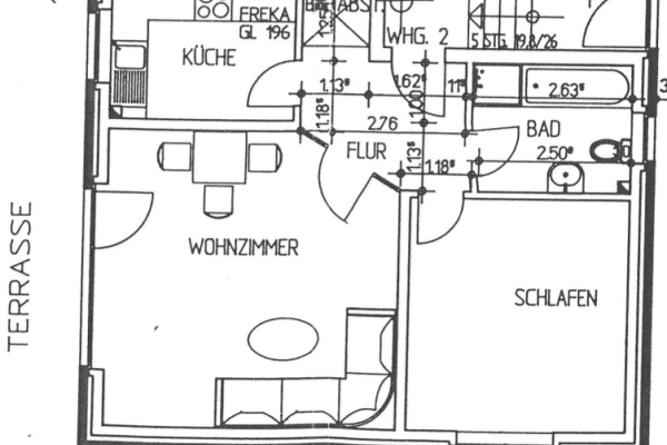 2 bedroom flat to rent, 58 m², Geesthacht 2 bedroom flat to rent, 58 m², Geesthacht
