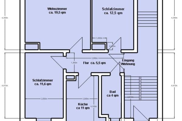 4 bedroom flat to rent, 53 m², Frankfurt am Main 4 bedroom flat to rent, 53 m², Frankfurt am Main