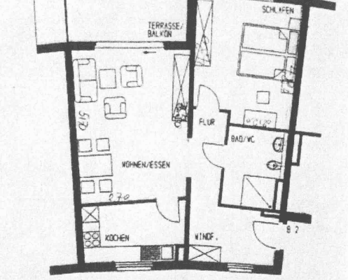 2 bedroom flat to rent, 70 m², Oberbaselweg 55, Weil am Rhein 2 bedroom flat to rent, 70 m², Oberbaselweg 55, Weil am Rhein