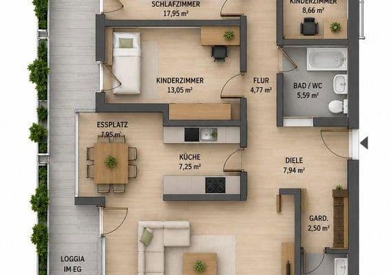 3 bedroom with open-plan kitchen flat for sale, 112 m², Herrsching, Bavaria 3 bedroom with open-plan kitchen flat for sale, 112 m², Herrsching, Bavaria