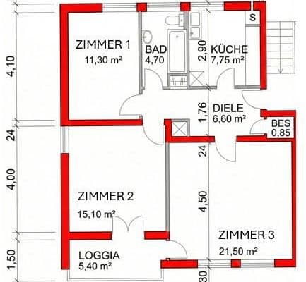flat to rent, 22 m², Neusäß Steppach bei Augsburg flat to rent, 22 m², Neusäß Steppach bei Augsburg