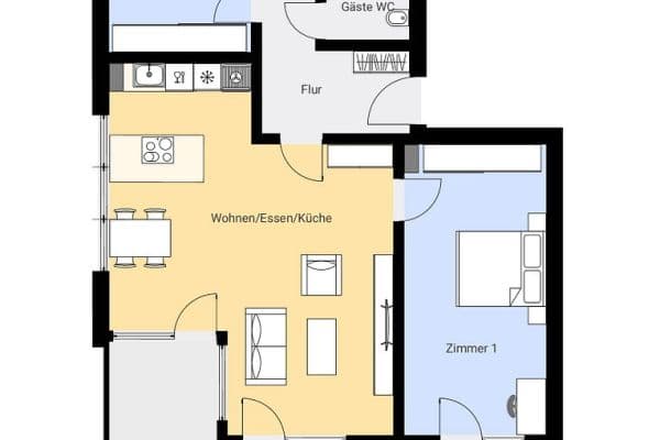 3 bedroom flat to rent, 100 m², Oberhochstegstr. 43, Lindau 3 bedroom flat to rent, 100 m², Oberhochstegstr. 43, Lindau