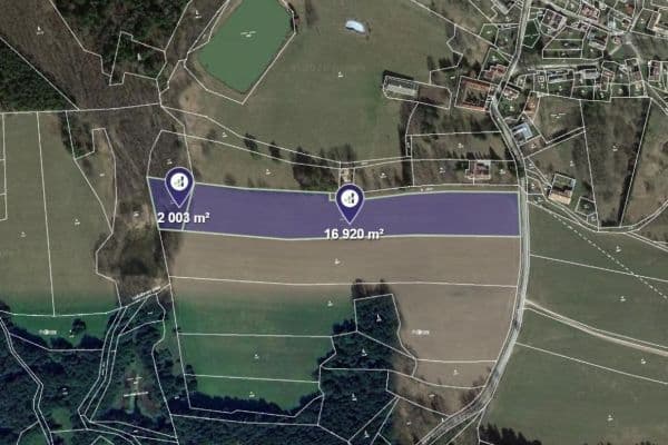 plot for sale, 18,923 m², Lodhéřov, Jihočeský Region plot for sale, 18,923 m², Lodhéřov, Jihočeský Region