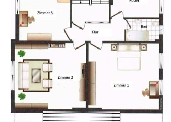 3 bedroom flat to rent, 100 m², Bismarckallee, Ahrensburg 3 bedroom flat to rent, 100 m², Bismarckallee, Ahrensburg