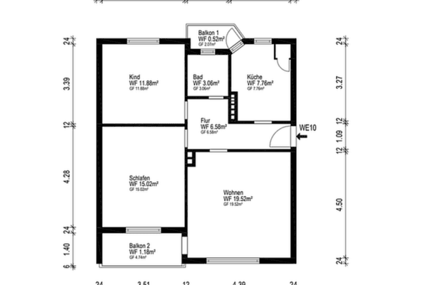 3 bedroom flat for sale, 66 m², Bremerhaven, Bremen 3 bedroom flat for sale, 66 m², Bremerhaven, Bremen