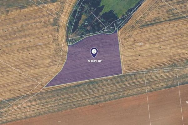 plot for sale, 3,277 m², Kvíčovice plot for sale, 3,277 m², Kvíčovice
