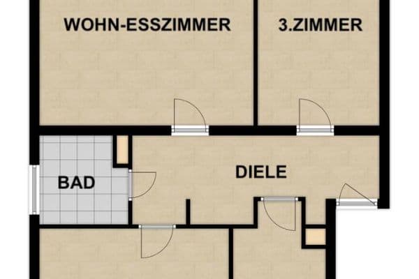 3 bedroom flat to rent, 80 m², Rodgau 3 bedroom flat to rent, 80 m², Rodgau