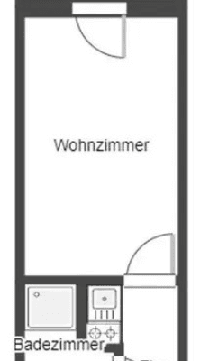 1 bedroom flat to rent, 18 m², Carl-Metz Str.2, Mannheim 1 bedroom flat to rent, 18 m², Carl-Metz Str.2, Mannheim