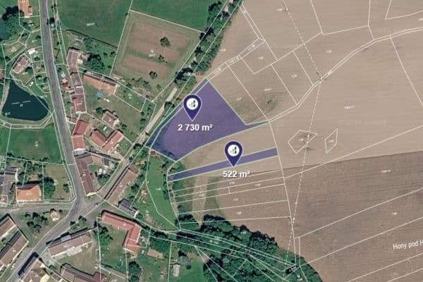 plot for sale, 3,252 m², Slatina, Plzeňský Region plot for sale, 3,252 m², Slatina, Plzeňský Region