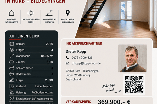 2 bedroom with open-plan kitchen flat for sale, 85 m², Horb am Neckar, Baden-Württemberg 2 bedroom with open-plan kitchen flat for sale, 85 m², Horb am Neckar, Baden-Württemberg