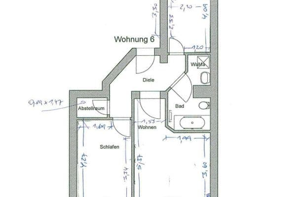 2 bedroom flat to rent, 56 m², Leipziger Straße 61, Zwickau, Saxony 2 bedroom flat to rent, 56 m², Leipziger Straße 61, Zwickau, Saxony
