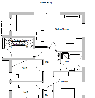 4 bedroom flat to rent, 97 m², Erlensee 4 bedroom flat to rent, 97 m², Erlensee