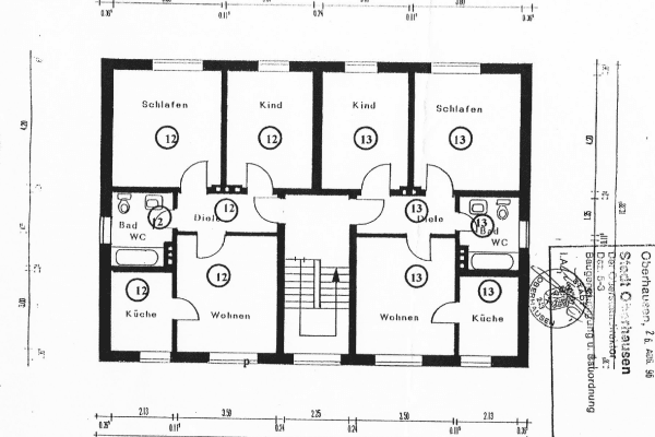 2 bedroom with open-plan kitchen flat to rent, 60 m², Pothmannsweg, Oberhausen 2 bedroom with open-plan kitchen flat to rent, 60 m², Pothmannsweg, Oberhausen