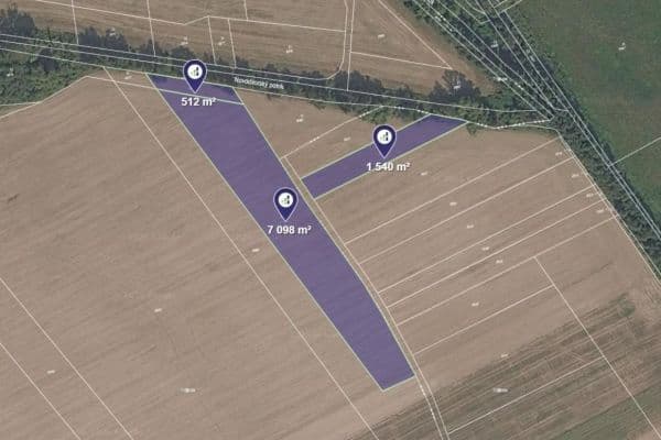 plot for sale, 2,288 m², Nesuchyně plot for sale, 2,288 m², Nesuchyně