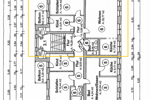 3 bedroom flat to rent, 80 m², Humboldtstraße 9, Chemnitz, Saxony 3 bedroom flat to rent, 80 m², Humboldtstraße 9, Chemnitz, Saxony