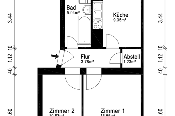 2 bedroom flat for sale, 48 m², Berlin, Berlin 2 bedroom flat for sale, 48 m², Berlin, Berlin