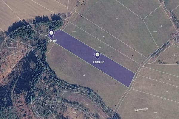 plot for sale, 8,057 m², Vyskeř plot for sale, 8,057 m², Vyskeř