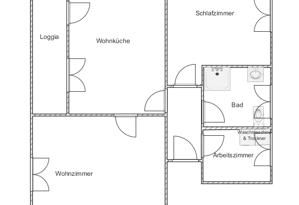 1 bedroom with open-plan kitchen flat to rent, 65 m², Heppenheim 1 bedroom with open-plan kitchen flat to rent, 65 m², Heppenheim