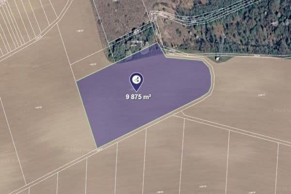 plot for sale, 9,875 m², Milonice plot for sale, 9,875 m², Milonice