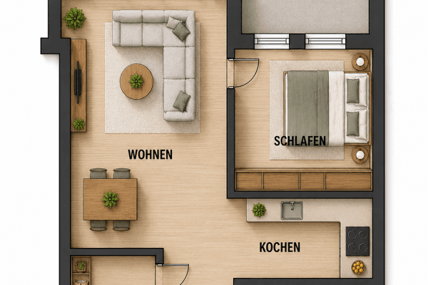 2 bedroom flat for sale, 45 m², Laichingen 2 bedroom flat for sale, 45 m², Laichingen