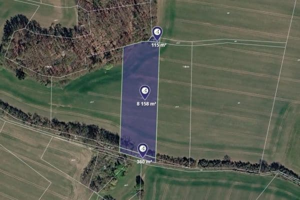 plot for sale, 8,633 m², Jankov plot for sale, 8,633 m², Jankov