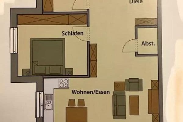 2 bedroom with open-plan kitchen flat to rent, 85 m², Lauffen 2 bedroom with open-plan kitchen flat to rent, 85 m², Lauffen