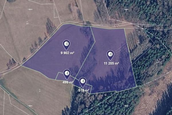 plot for sale, 18,436 m², Vlastibořice plot for sale, 18,436 m², Vlastibořice