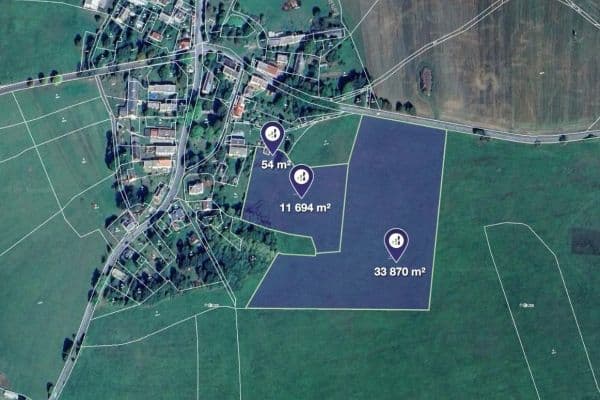 plot for sale, 45,618 m², Útvina plot for sale, 45,618 m², Útvina