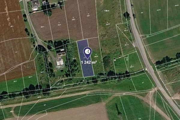 plot for sale, 1,242 m², Osek plot for sale, 1,242 m², Osek