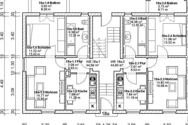 2 bedroom flat to rent, 45 m², Taucha 2 bedroom flat to rent, 45 m², Taucha