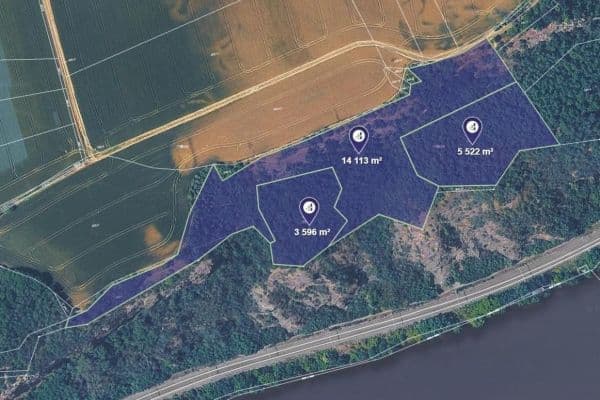 plot for sale, 23,231 m², Libčice nad Vltavou plot for sale, 23,231 m², Libčice nad Vltavou