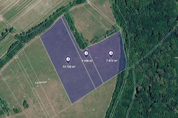 plot for sale, 24,706 m², Horní Věstonice plot for sale, 24,706 m², Horní Věstonice