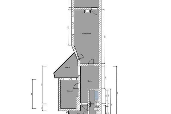 3 bedroom flat to rent, 88 m², Paracelsusstr. 5a, Halle 3 bedroom flat to rent, 88 m², Paracelsusstr. 5a, Halle