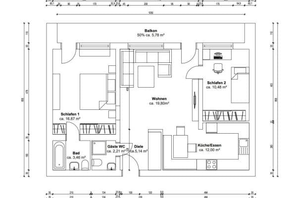 3 bedroom flat to rent, 75 m², Berlin, Berlin 3 bedroom flat to rent, 75 m², Berlin, Berlin