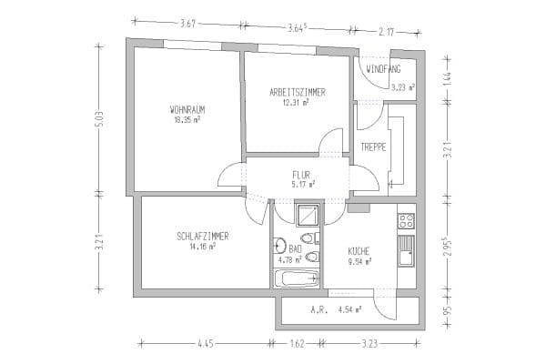 3 bedroom flat to rent, 69 m², Zietenstr. 11 A, Lübeck, Schleswig-Holstein 3 bedroom flat to rent, 69 m², Zietenstr. 11 A, Lübeck, Schleswig-Holstein
