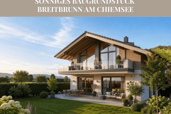 plot for sale, 890 m², Breitbrunn am Chiemsee, Bavaria plot for sale, 890 m², Breitbrunn am Chiemsee, Bavaria