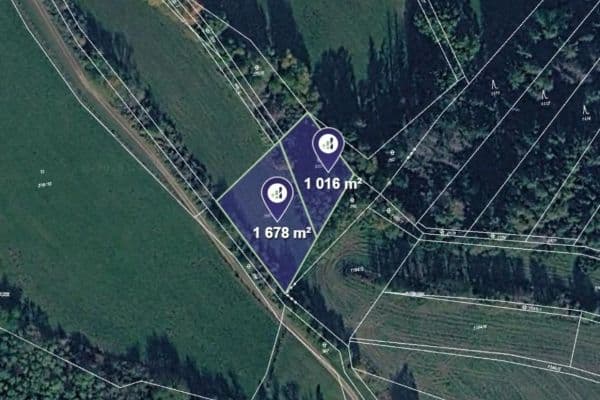 plot for sale, 2,021 m², Divišov plot for sale, 2,021 m², Divišov