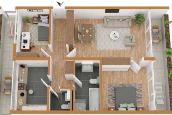 3 bedroom flat to rent, 72 m², Marktheidenfeld 3 bedroom flat to rent, 72 m², Marktheidenfeld